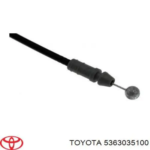 5363035100 Toyota Трос замка капота