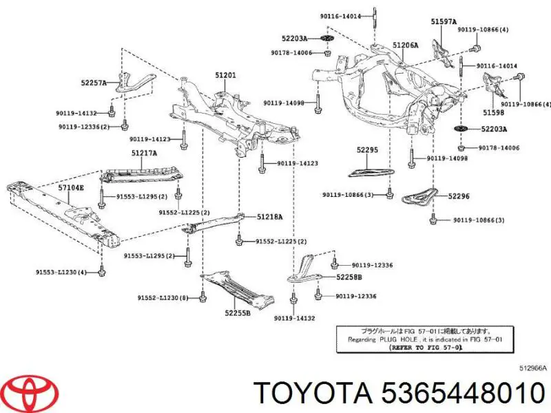 5365448010 Toyota 