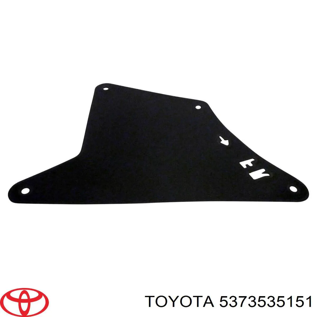 Подкрильнікі переднього крила, правий Toyota 5373535151 ціна, від 13.35 USD