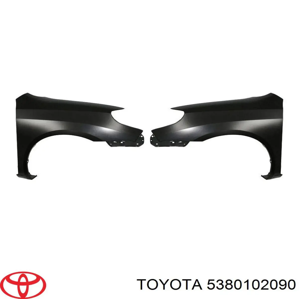 5380102090 Toyota Крило переднє праве
