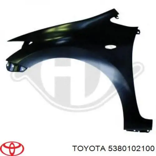 Крило переднє праве Toyota 5380102100 ціна, від 47.82 USD