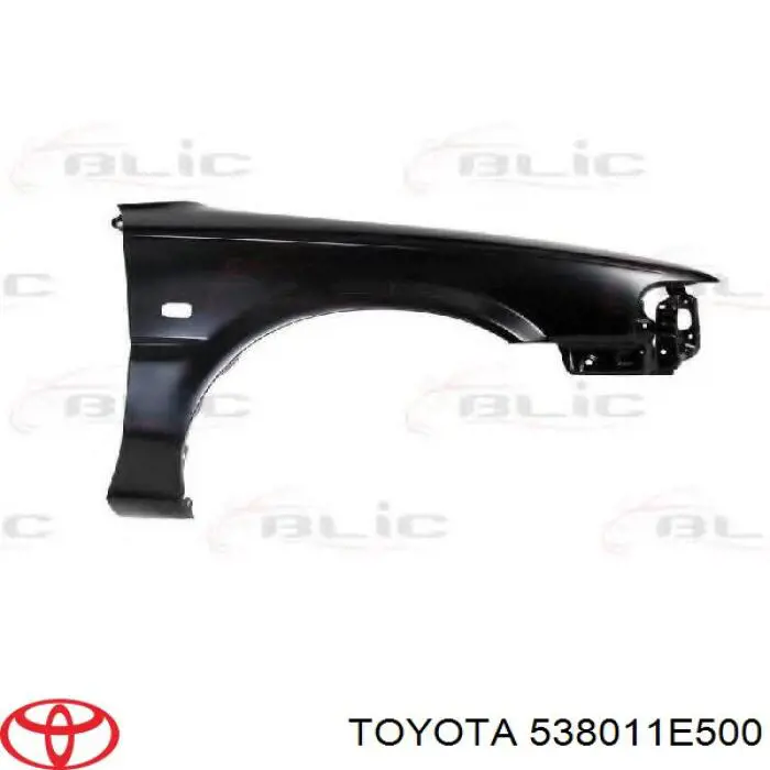 Крило переднє праве Toyota 538011E500 ціна, від 42.81 USD