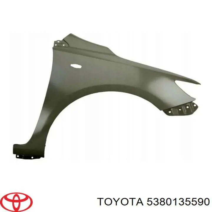 Крило переднє праве Toyota 5380135590 ціна, від 252.40 USD