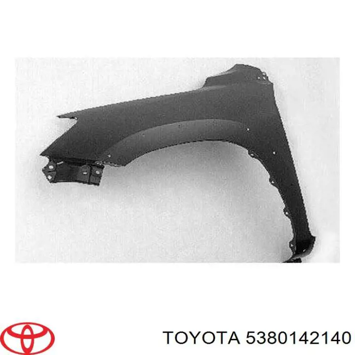 Крило переднє праве 5380142140 Toyota