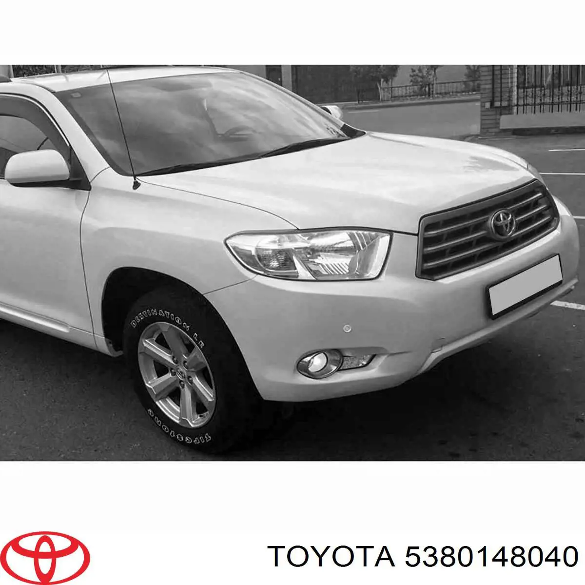 5380148040 Toyota Крило переднє праве