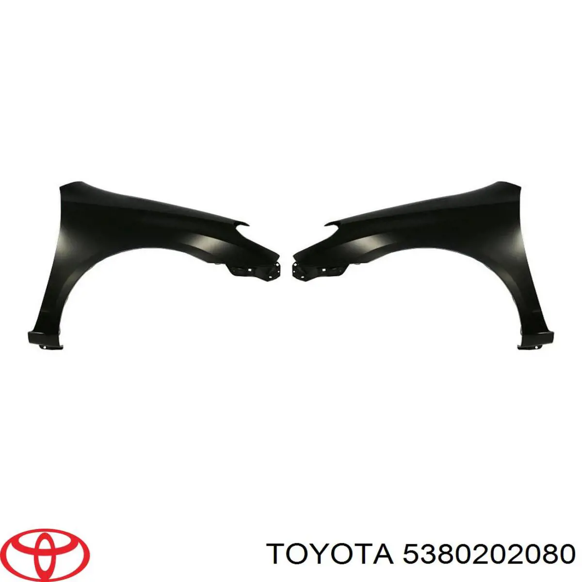 5380202080 Toyota Переднє ліве крило