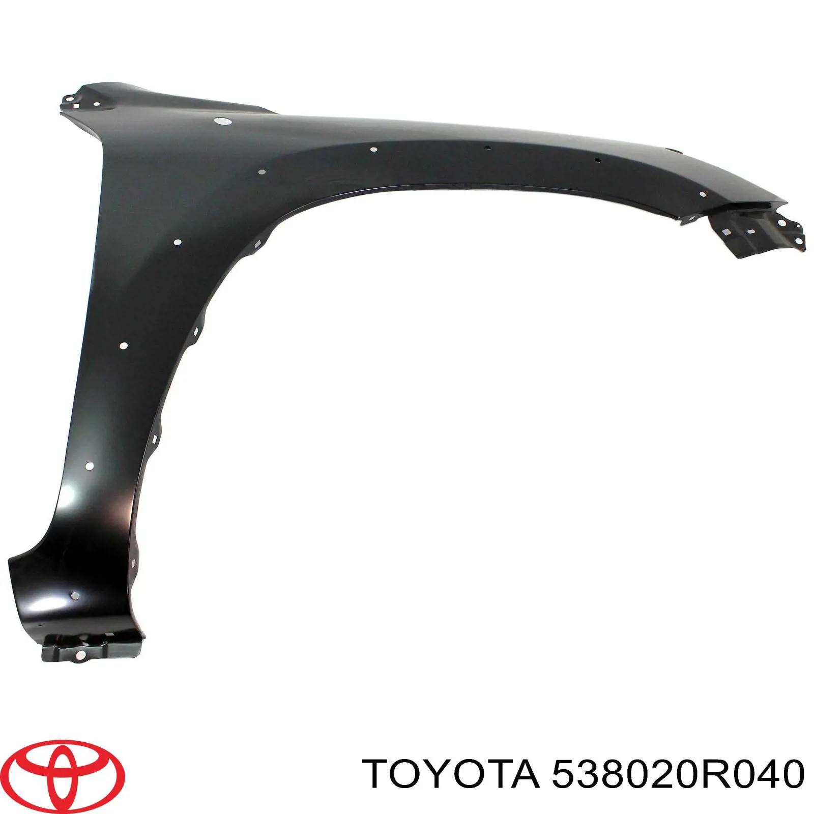 Крило переднє ліве 5380242190 Toyota