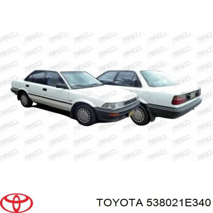 Крило переднє ліве Toyota Corolla (E9) (Тойота Королла)