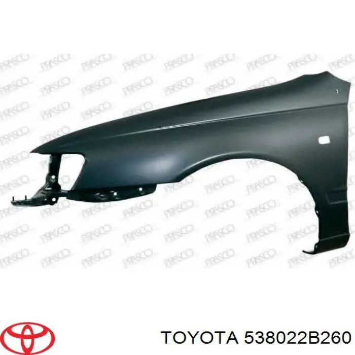 538022B260 Toyota Переднє ліве крило