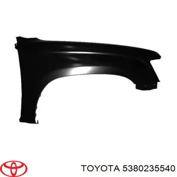 Ліве переднє крило Toyota 5380235540 ціна, від 180.33 USD