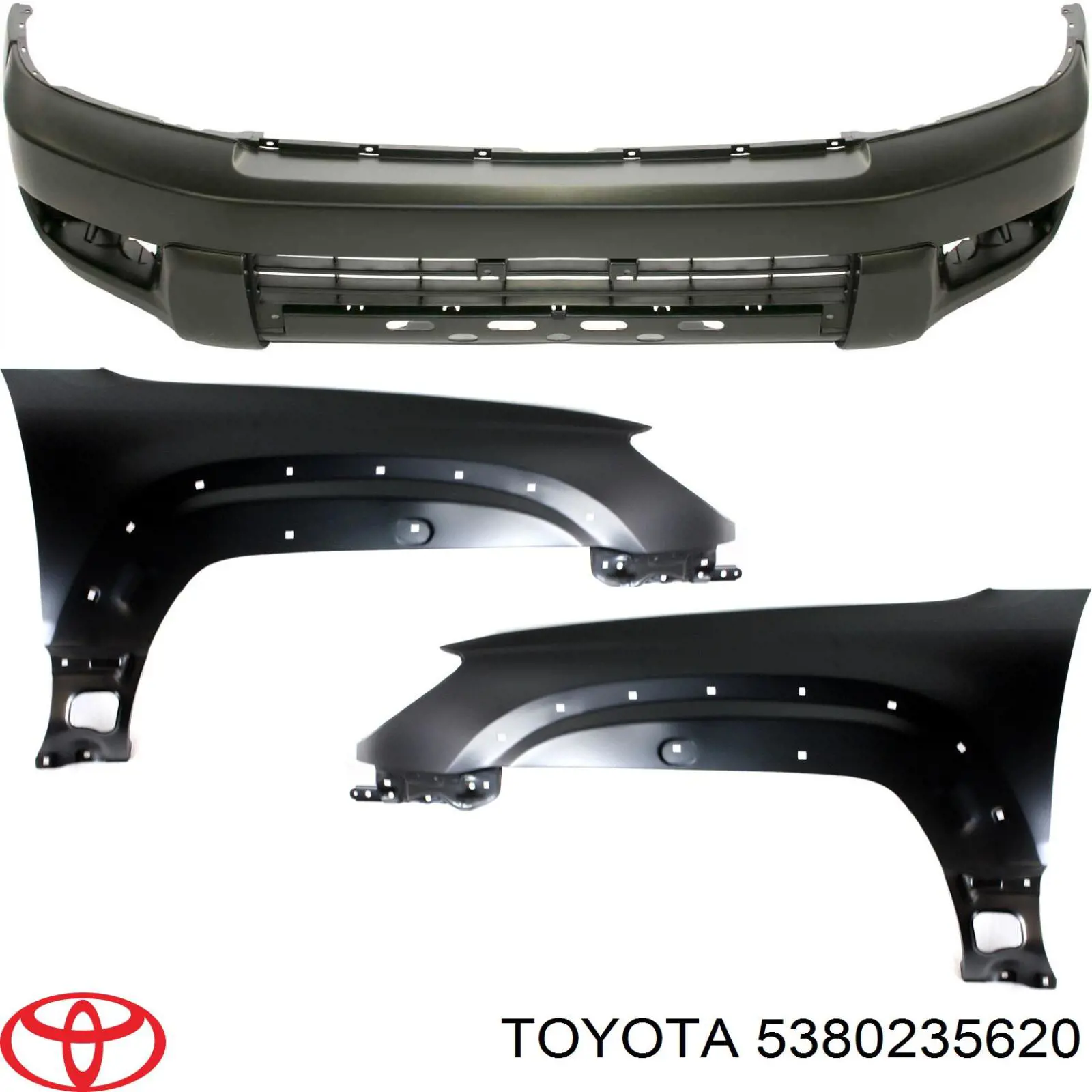 Купити 5380235620 Toyota Крило переднє ліве