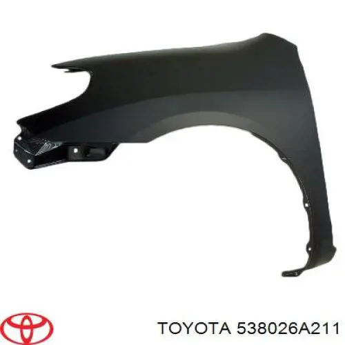 Ліве переднє крило Toyota 538026A211 ціна, від 443.41 USD