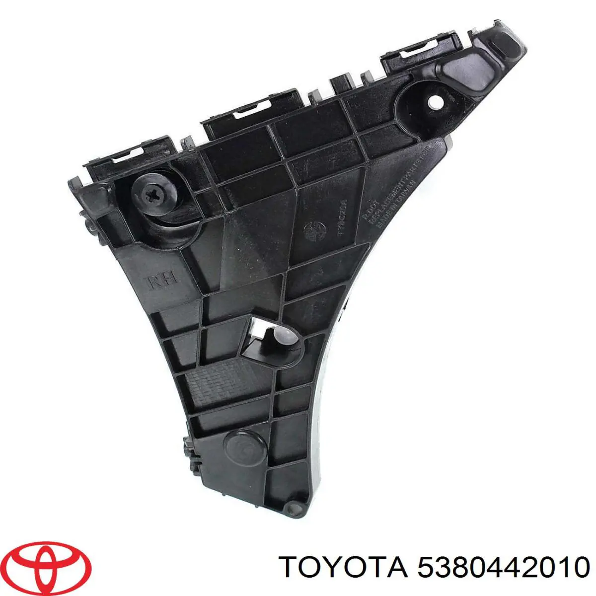 5380442010 Toyota Кронштейн кріплення крила переднього лівого, задній