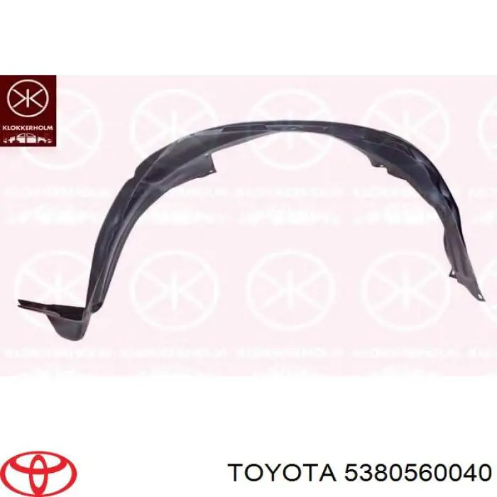 Подкрильнікі переднього крила, правий Toyota 5380560040 ціна, від 44.35 USD