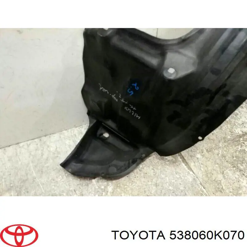538060K070 Toyota Підкрилок переднього крила, лівий