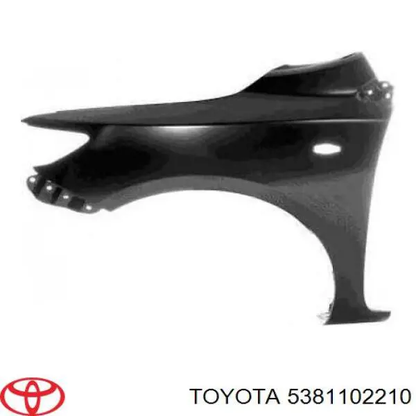 5381102190 Toyota крило переднє праве