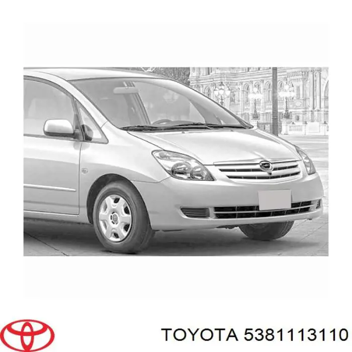 5381113110 Toyota Крило переднє праве