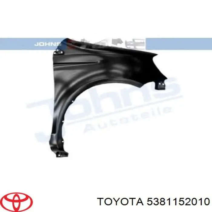 5381152010 Toyota крило переднє праве