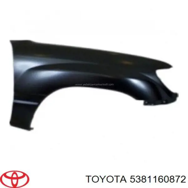 5381160871 Toyota крило переднє праве