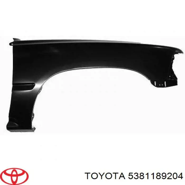5381189202 Toyota Крило переднє праве