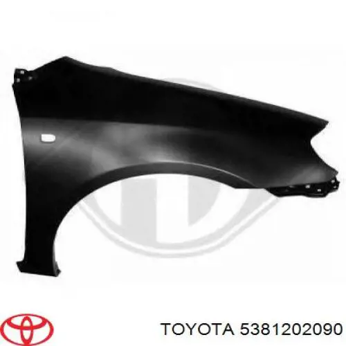 Крило переднє ліве 5381202090 Toyota