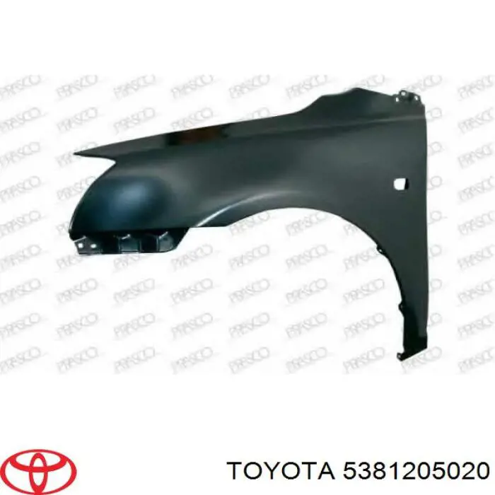 Купити 5381205020 Toyota Крило переднє ліве