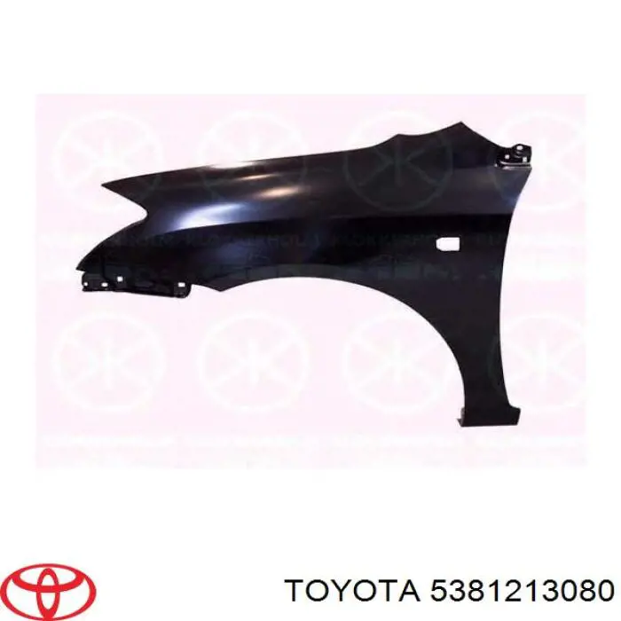 Ліве переднє крило Toyota 5381213080 ціна, від 57.65 USD
