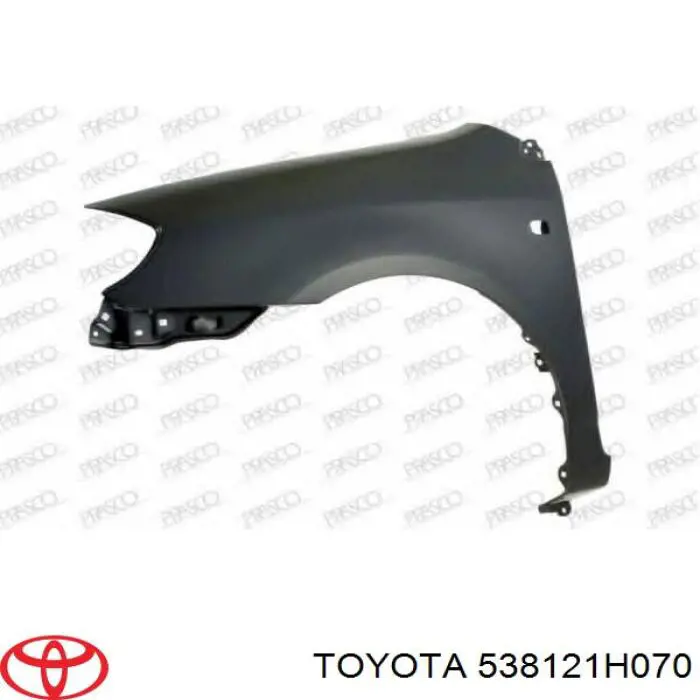 Крило переднє ліве TY10152BL TYG