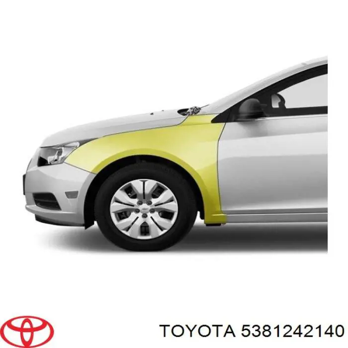 Крило переднє ліве 5381242140 Toyota