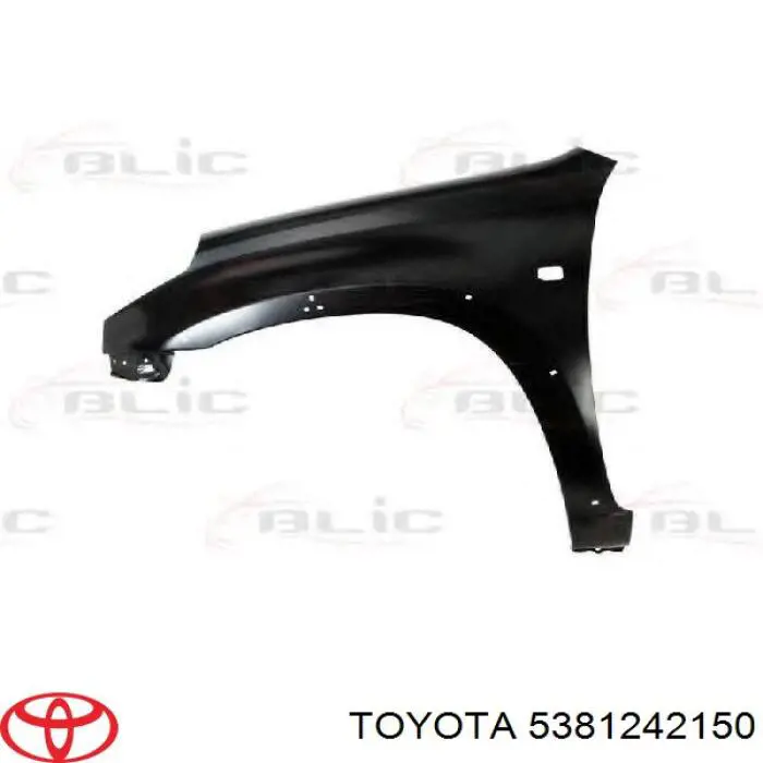 Крило переднє ліве 5381242150 Toyota