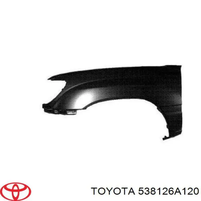 Крило переднє ліве 538126A120 Toyota