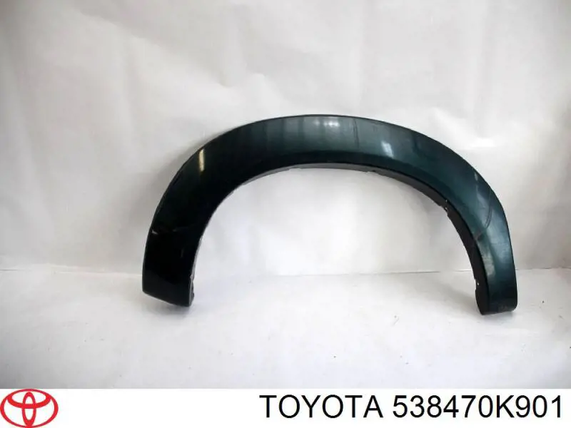 Молдинг передньої арки колеса, правий Toyota 538470K901 ціна, від 76.75 USD