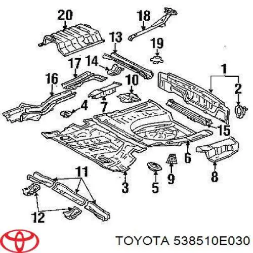 538510E030 Toyota 