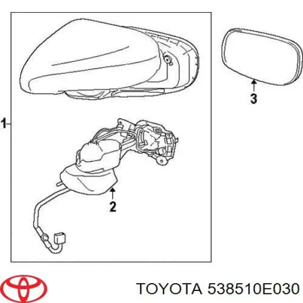  Toyota 538510E030 ціна, від 16.07 USD