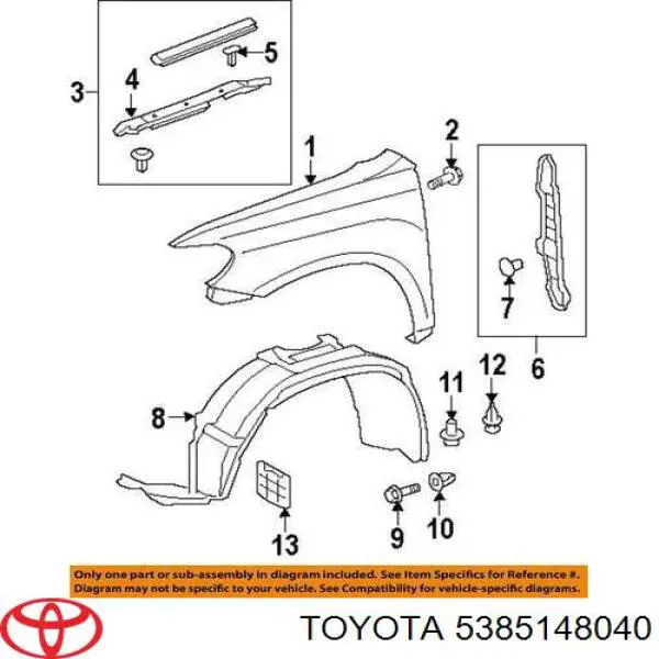 Купити 5385148040 Toyota 