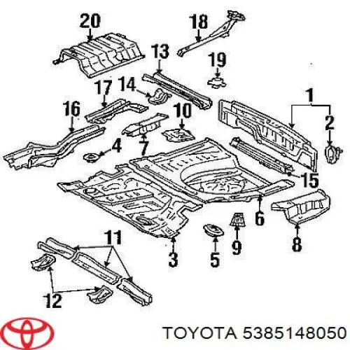 5385148050 Toyota 