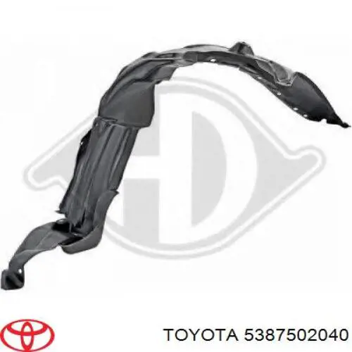 Купити 5387502040 Toyota Підкрилок передній правий