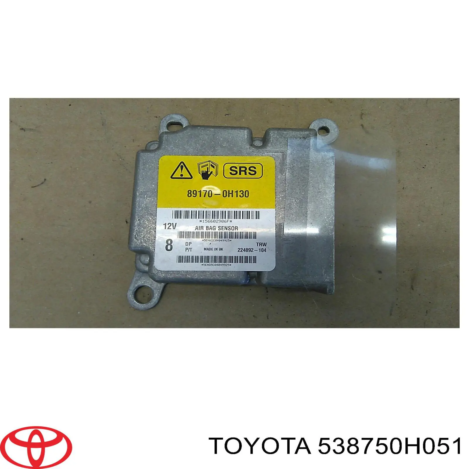 538750H051 Toyota Підкрилок переднього крила, правий