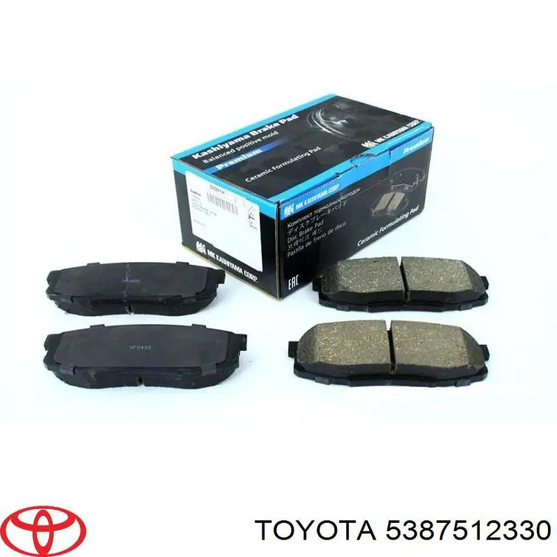 5387512330 Toyota Підкрилок переднього крила, правий