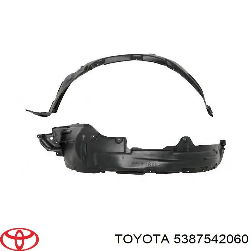 Підкрилок переднього крила, правий на Toyota RAV4 III A3