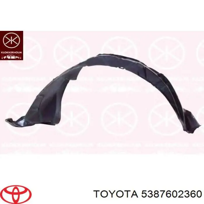 Купити 5387602360 Toyota Підкрилок передній лівий