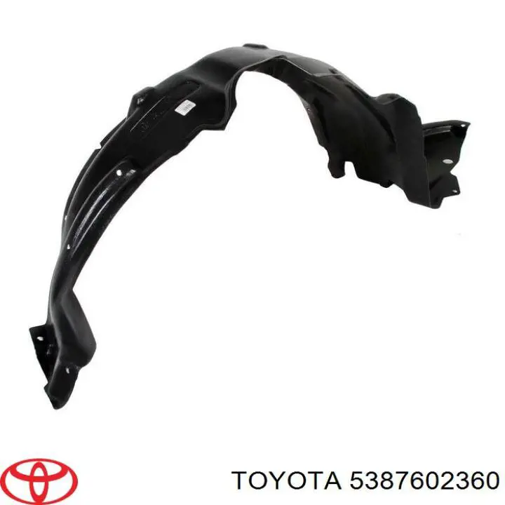Підкрилок переднього крила, лівий Toyota 5387602360 ціна, від 97.22 USD