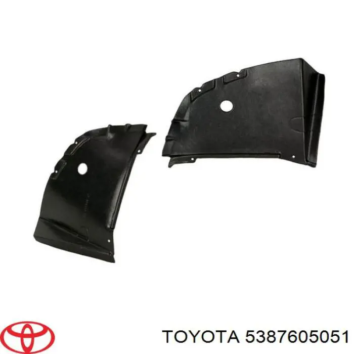 5387605051 Toyota Підкрилок переднього крила, лівий