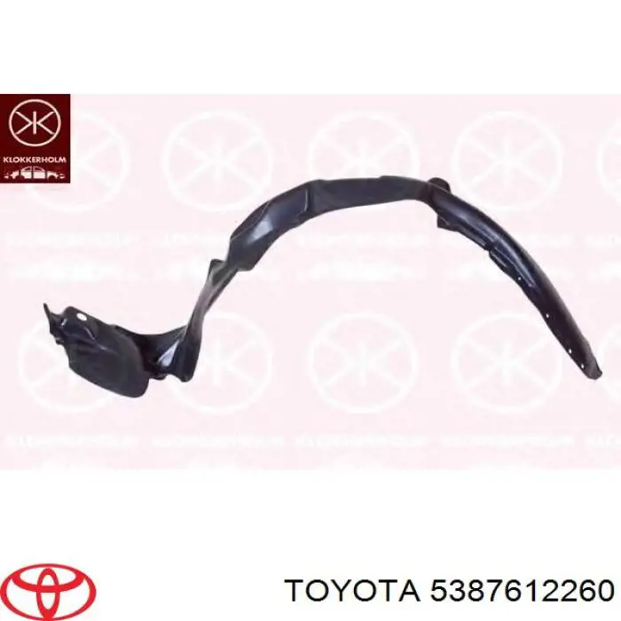 Підкрилок переднього крила, лівий Toyota 5387612260 ціна, від 45.72 USD