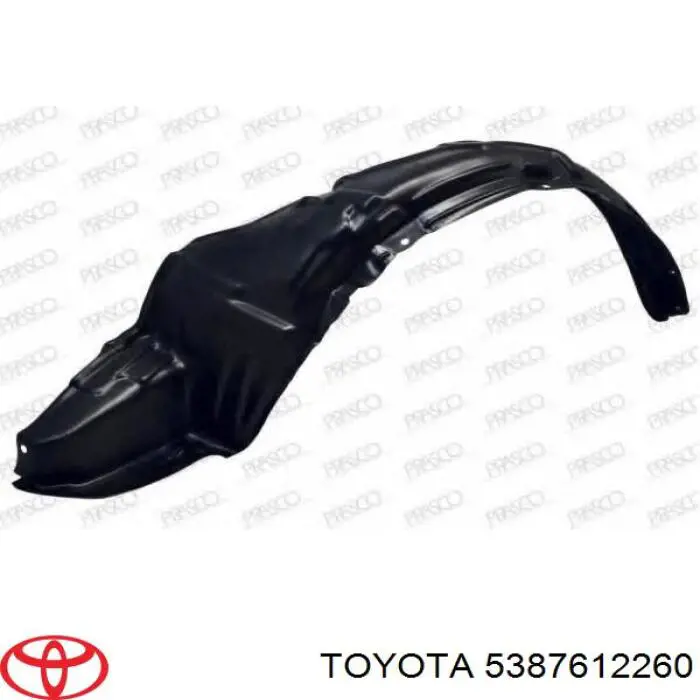 Купити 5387612260 Toyota Підкрилок передній лівий