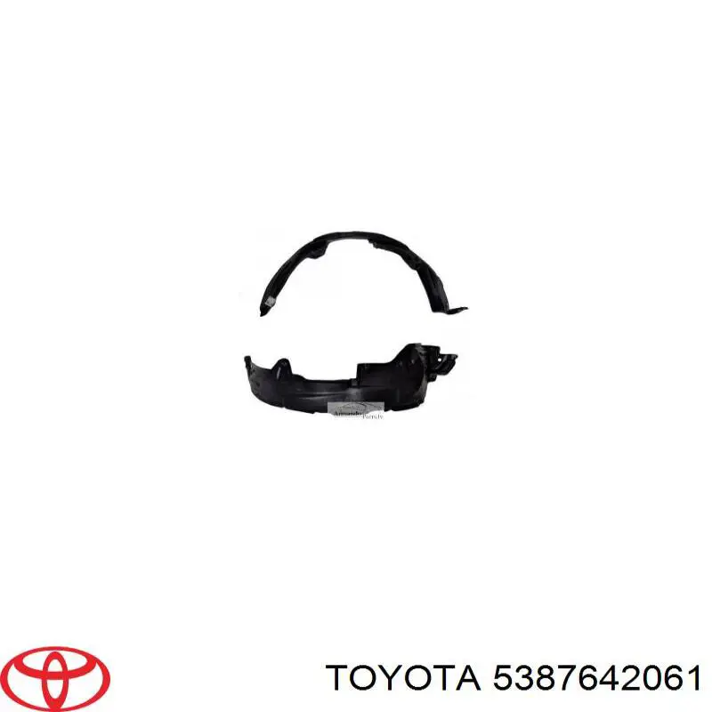 Купити 5387642063 Toyota Підкрилок передній лівий