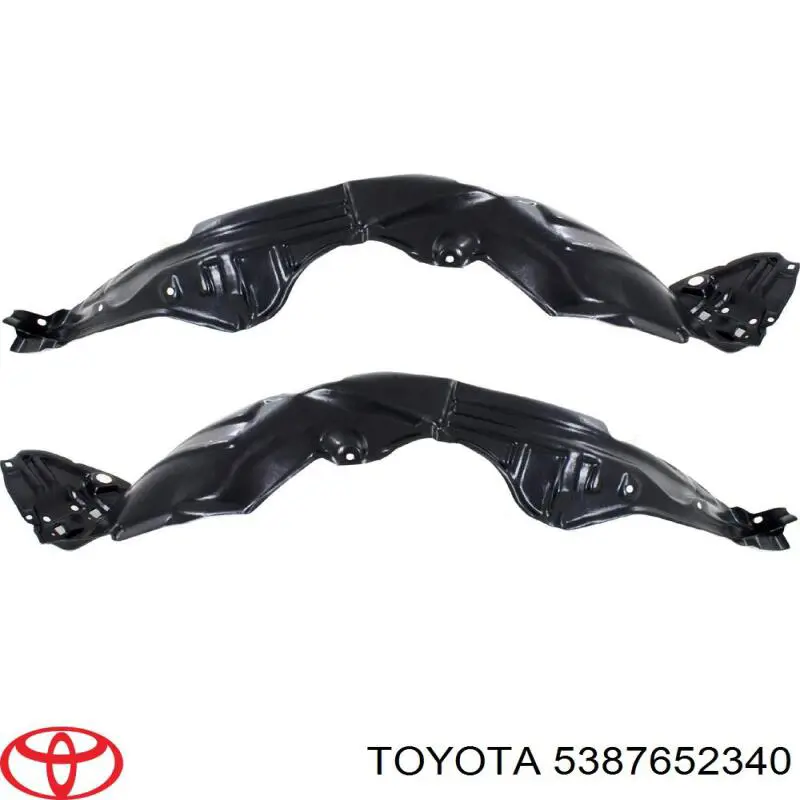 Підкрилок переднього крила, лівий Toyota 5387652340 ціна, від 11.73 USD