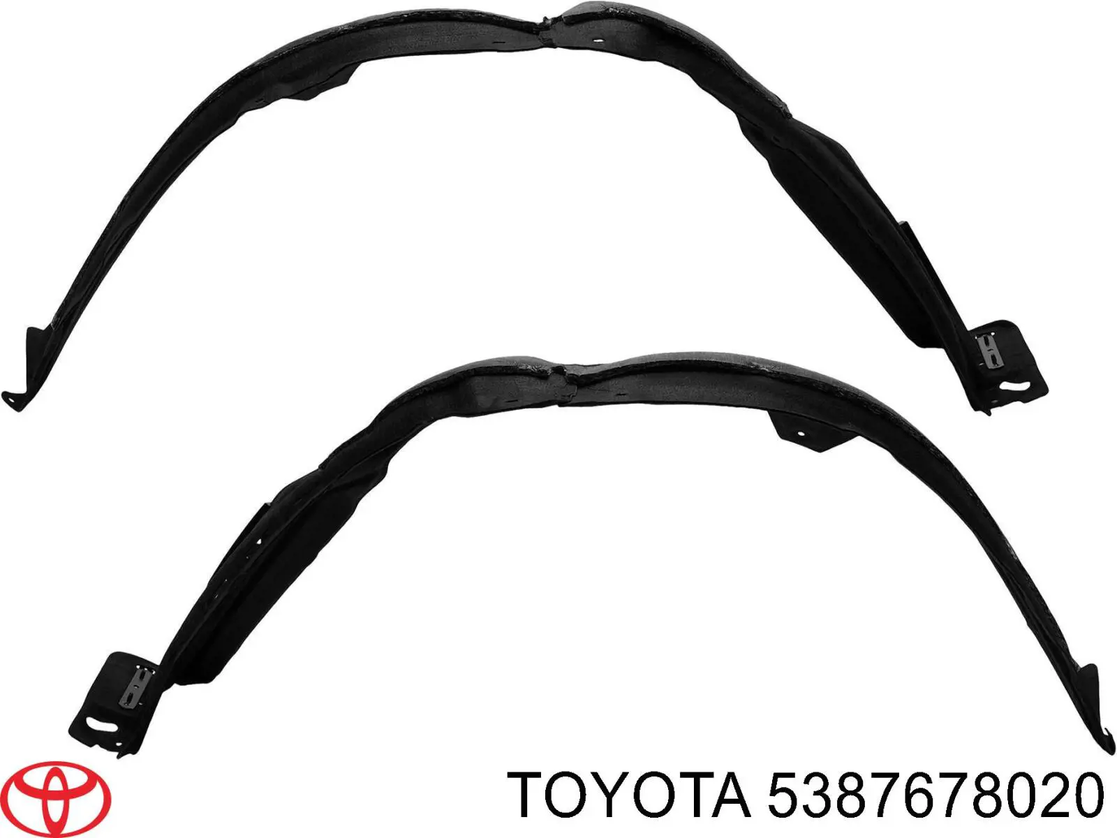 5387678020 Toyota Підкрилок переднього крила, лівий