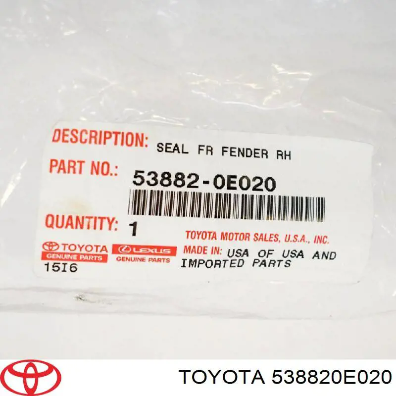 538820E020 Toyota 