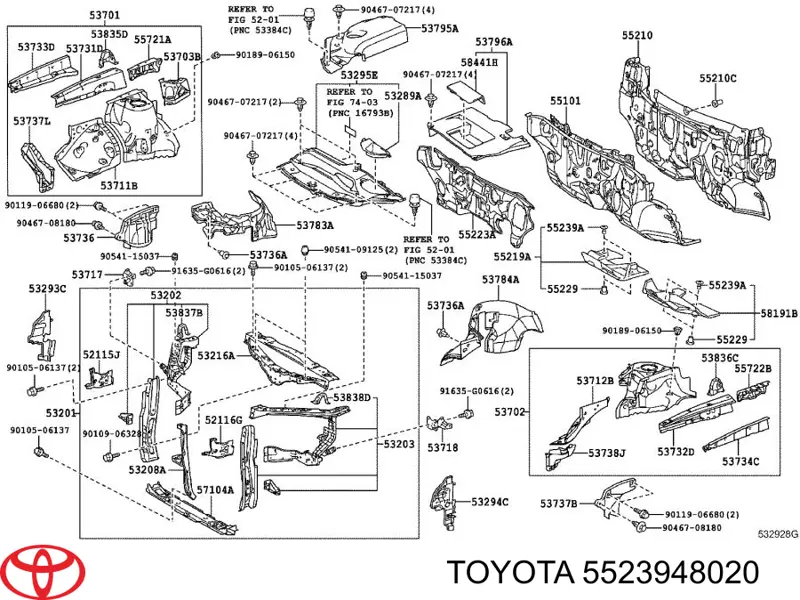  Toyota 5523948020 ціна, від 1.91 USD